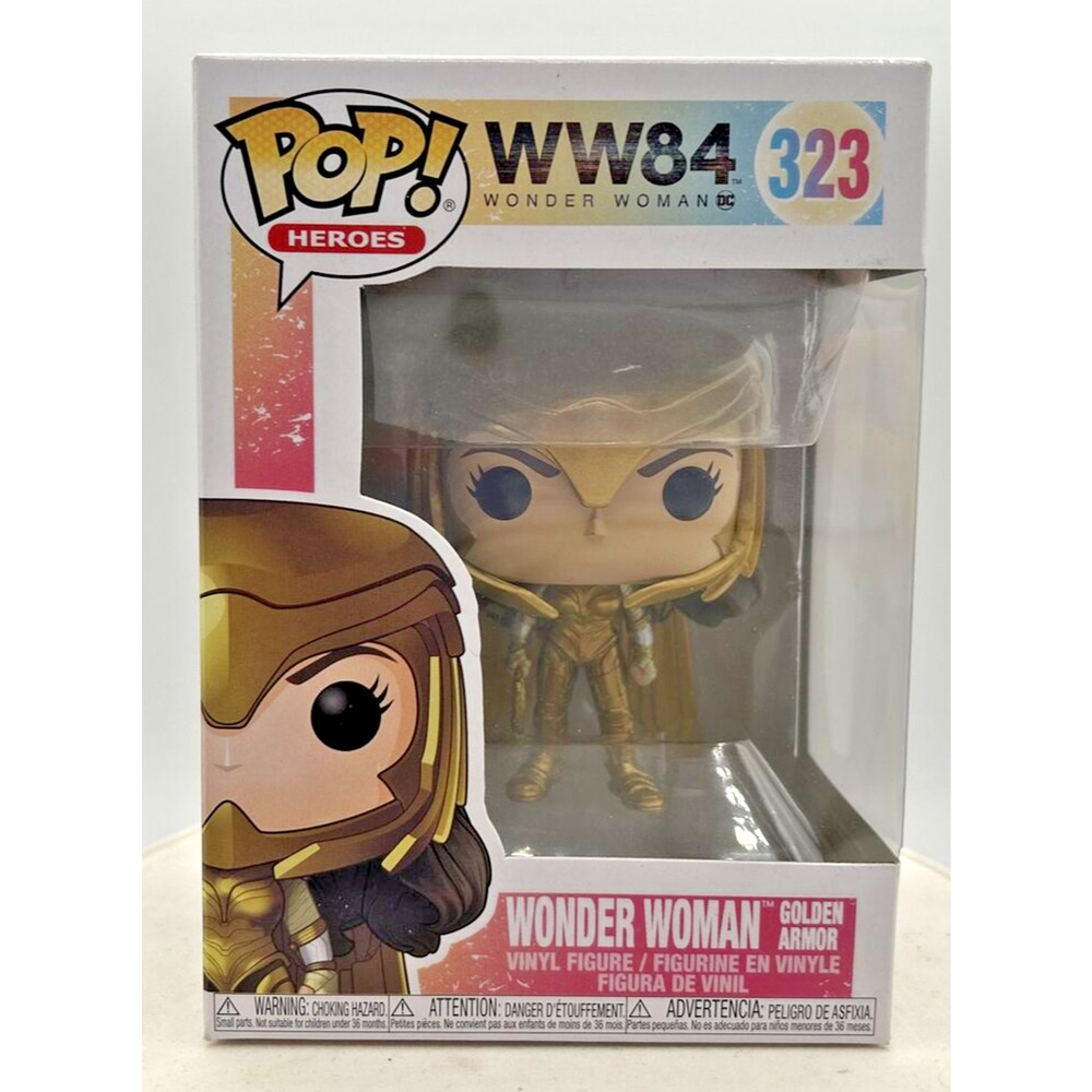 Funko Pop! WW84 Wonder Woman Golden Armor #323 F11